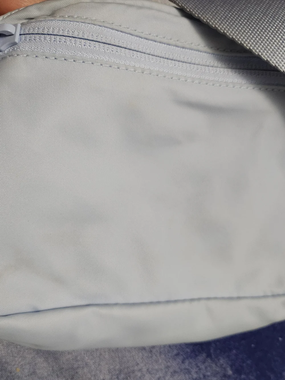 lululemon Powder Blue Mesh Interior Belt Bag